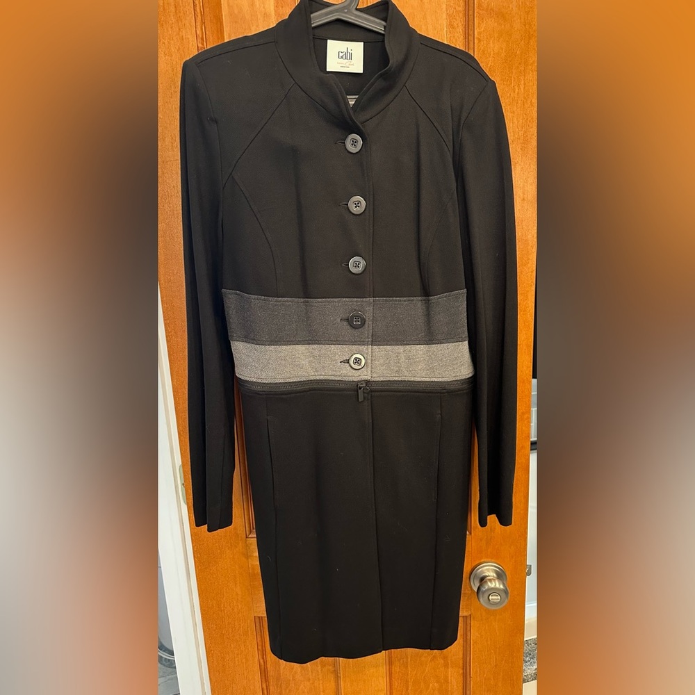 Cabi Black and Gray Blazer